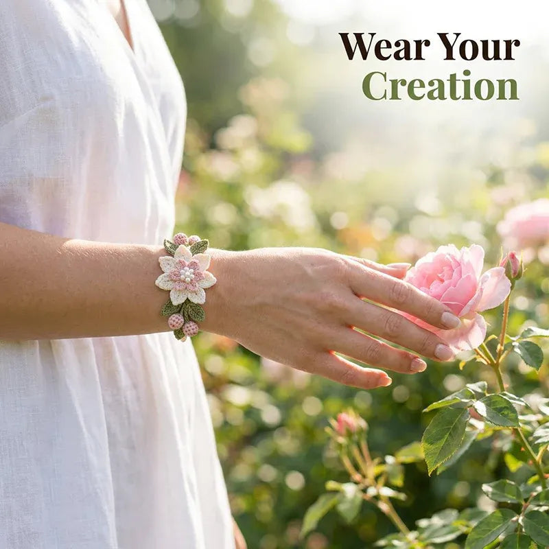 Nature-Inspired DIY Crochet Bracelet Kit
