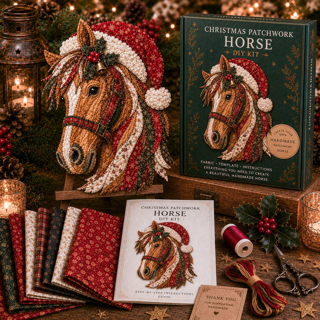 🎅Christmas Patchwork Fabric DIY Decor Kit
