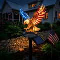 🔥Solar Eagle Garden Light – A Glowing Tribute to American Freedom