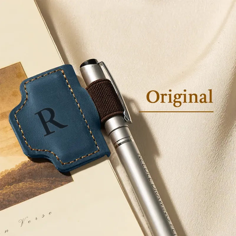 🔥Personalized Magnetic Leather Pen Holder Bookmark